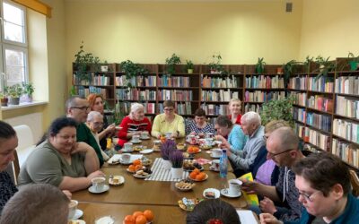 “Biblioteka dla każdego” -spotkanie ze Środowiskowym Domem Samopomocy w Mikołajkach