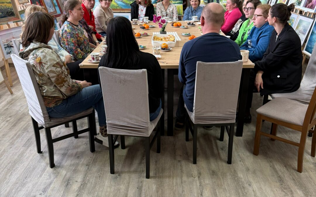 Spotkanie z uczestnikami Warsztatów Terapii Zajęciowej